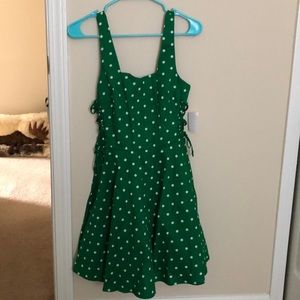 Green Polka Dot Dress